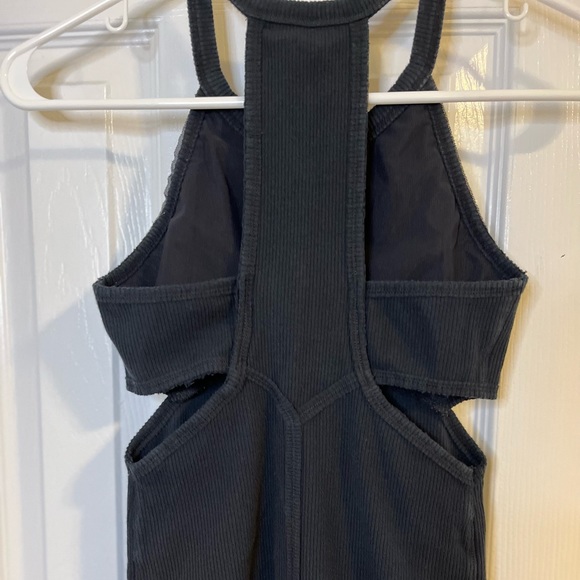 Free People Movement Black Cutout Racerback Ribbed Tank - Picture 6 of 6